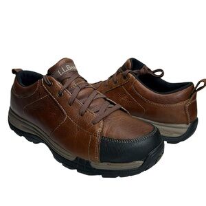 LL Bean Traverse Brown black Lace up Trail Hiking Casual Men’s Shoes 10 M